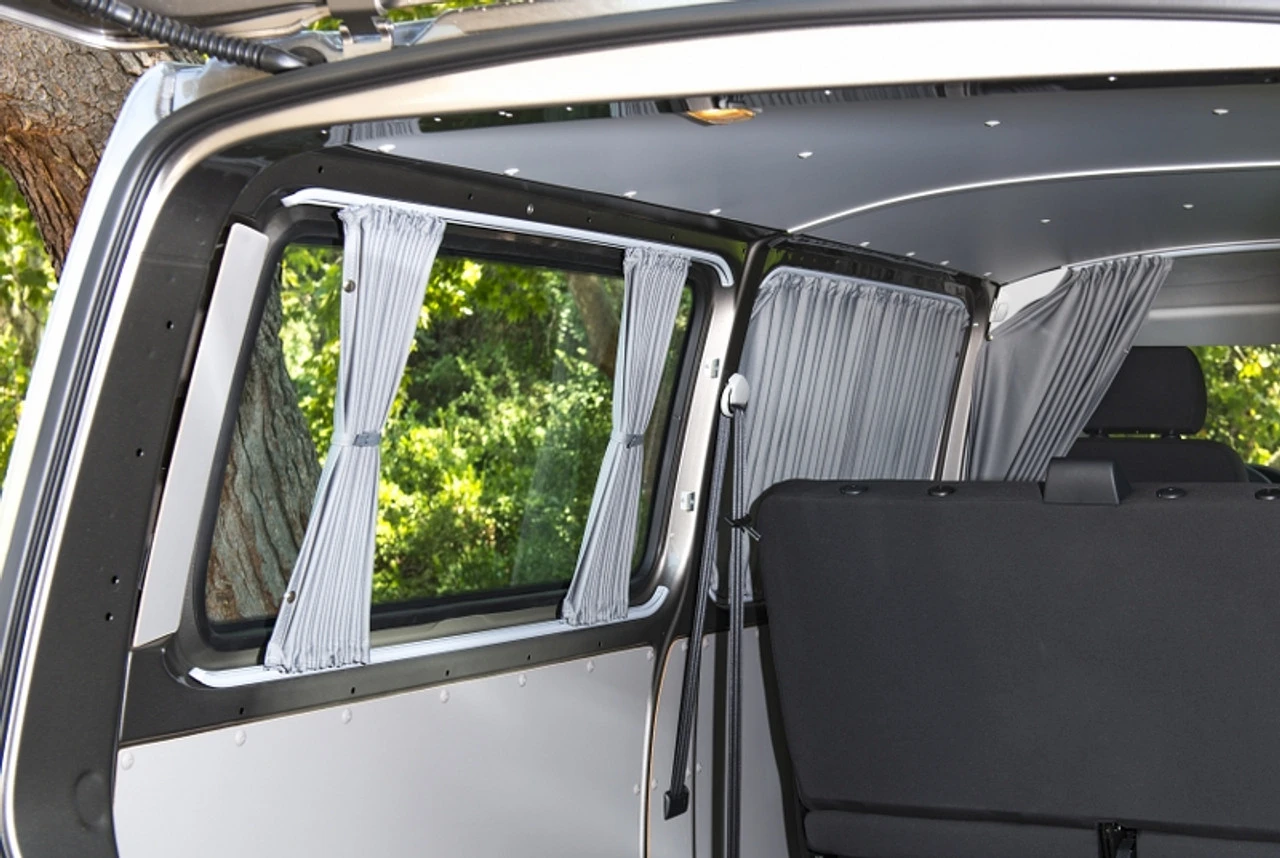 Adventurer VW T5 T6 Campervan Standard Curtain & Rail Kit - SWB 4 Adventurer VW T5 T6 Campervan Standard Curtain & Rail Kit - SWB - Image 2