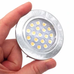 Dimatec Chrome Recessed LED Downlight Default On Memory -Outdoor Products Series 200SMB1.2 18CR 3 58631.1674742994