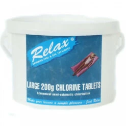 Relax 200g Large Swimming Pool Chlorine Tablets