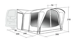 Outwell Newburg 240 Air Drive-Away Awning For Campervans -Outdoor Products Series 3008de1c 026c 4e8c 99c2 f3a57f52ca8b 14343.1612516257