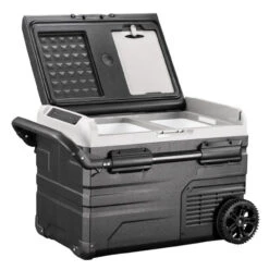 Alpicool 45 Litre Wheeled 12v Portable Camping Fridge Freezer Cool Box