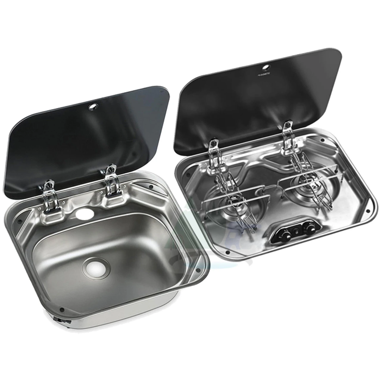 Dometic-Smev 8005 Sink & Smev 8002 2 Burner Hob Combo 3 Dometic-Smev 8005 Sink & Smev 8002 2 Burner Hob Combo