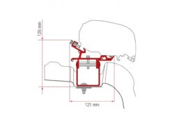 Fiamma F65/F80s VW Crafter Without Roof Rail 2017 Onwards