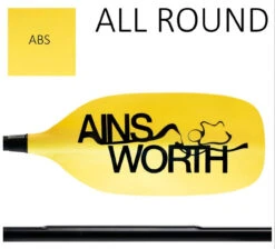 Ainsworth All Round ABS One Piece Alloy Straight Shaft Kayak Paddle 210cm