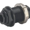 John Guest Speed Fit 12mm Bulkhead Connector -Outdoor Products Series Bulkhead Connector PM1212E 22923.1567672256