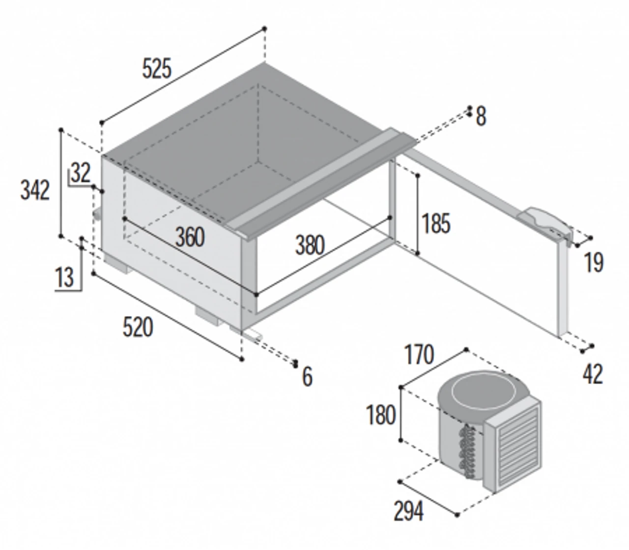 Vitrifrigo C30BT 12V Marine Campervan Caravan Motorhome Freezer 3 Vitrifrigo C30BT 12V Marine Campervan Caravan Motorhome Freezer - Image 2
