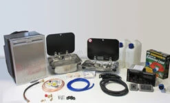 Dometic-Smev 8005 Sink & Smev 8002 Campervan Caravan Motorhome Conversion Kit 2 -Outdoor Products Series Con Kit 2 8005 BLK CD 88252.1536137649