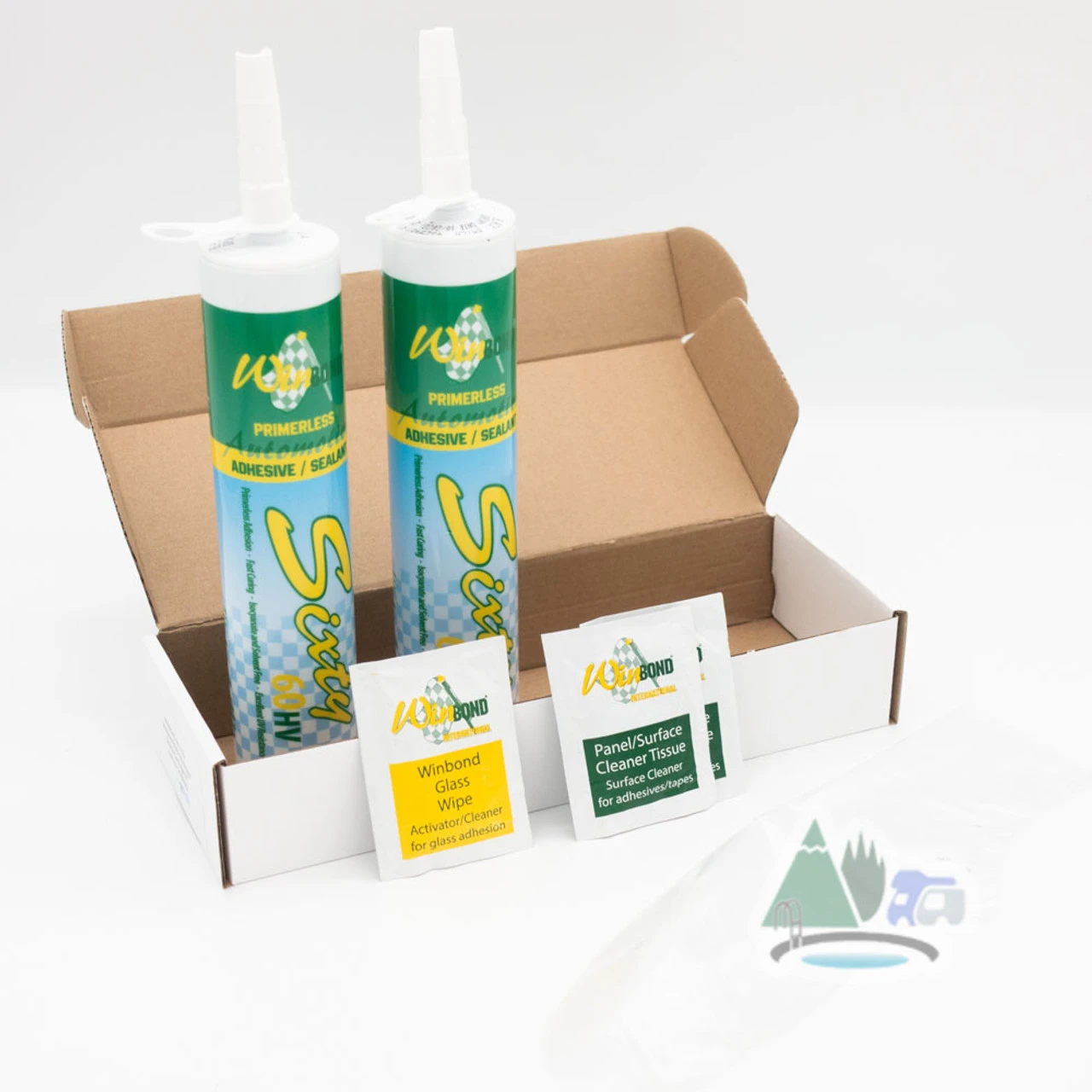 Winbond 60HV Primerless Adhesive Kit - 2 Cartridges 3 Winbond 60HV Primerless Adhesive Kit - 2 Cartridges