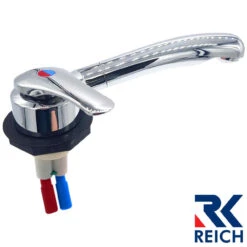 Reich Twist 45 Degree Right Hand Mixer Chrome