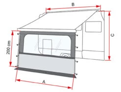 Fiamma Front Blocker Pro Panel -Outdoor Products Series Fiamma Caravanstore Blocker Pro Charter 96564.1659968304
