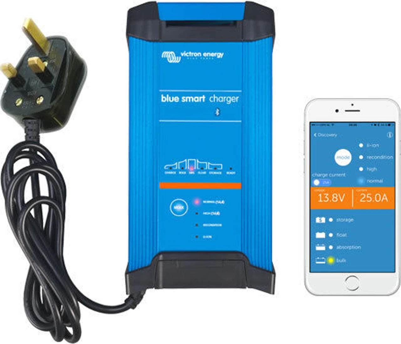 Victron Energy Victron Blue Smart IP22 12v Leisure Battery Mains 240V Charger 3 Victron Energy Victron Blue Smart IP22 12v Leisure Battery Mains 240V Charger
