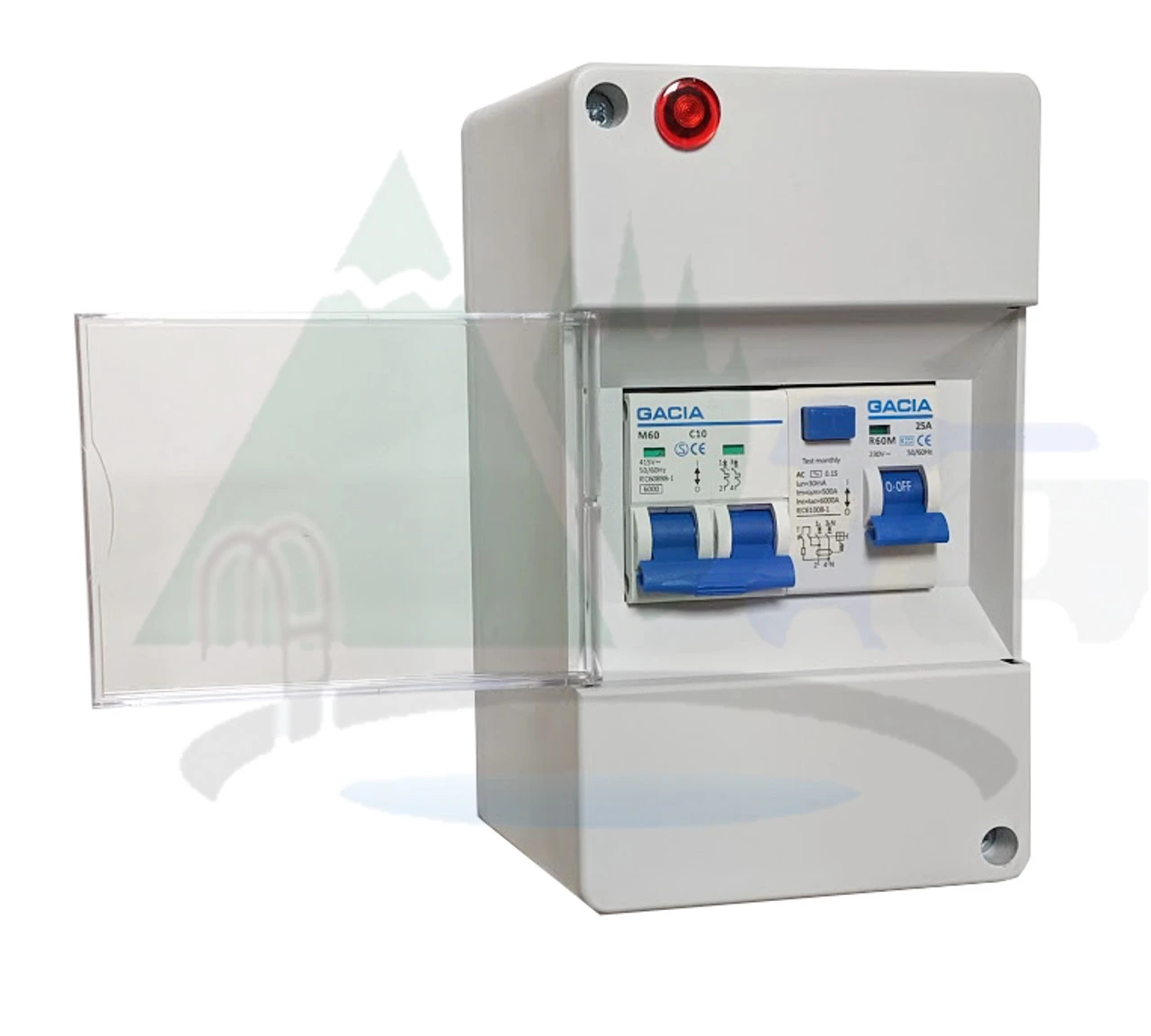 25 Amp Mains Consumer Unit For Caravan Or Campervan 4 25 Amp Mains Consumer Unit For Caravan Or Campervan - Image 2