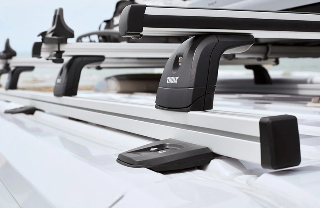 Thule ProBar Flex RV Motorhome And Campervan Roof Rack Railing Bars Set 3 Thule ProBar Flex RV Motorhome And Campervan Roof Rack Railing Bars Set