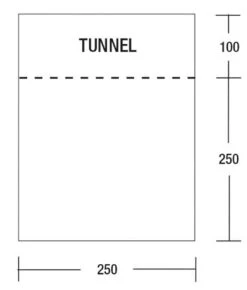 SunnCamp Motor Buddy 250 Campervan Drive Away Awning 9 SunnCamp Motor Buddy 250 Campervan Drive Away Awning -Outdoor Products Series MotorBuddy250FloorPlan 26214.1665133121