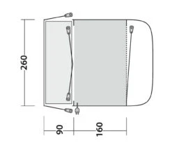 Outwell Newburg 160 Drive Away Awning -Outdoor Products Series Outwell Newburg 160 drive away awning specification 33498.1612113668