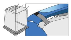 Reimo Vertic Tailgate Tent For Renault Kangoo II Or Similar Mini Camper Vans -Outdoor Products Series Reimo vertic diagram 23162.1492276429