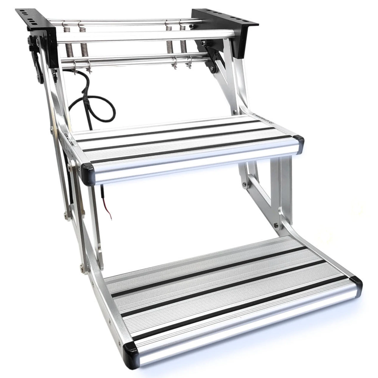 Adventurer Fold-Down Steps For Campervans And Motorhomes With LED Light 4 Adventurer Fold-Down Steps For Campervans And Motorhomes With LED Light - Image 2