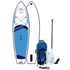 Sandbanks Style Ultimate SUP Inflatable Paddle Board Package -Outdoor Products Series Sandbanks Ultimate Paddle Board Blue 25404.1619115206