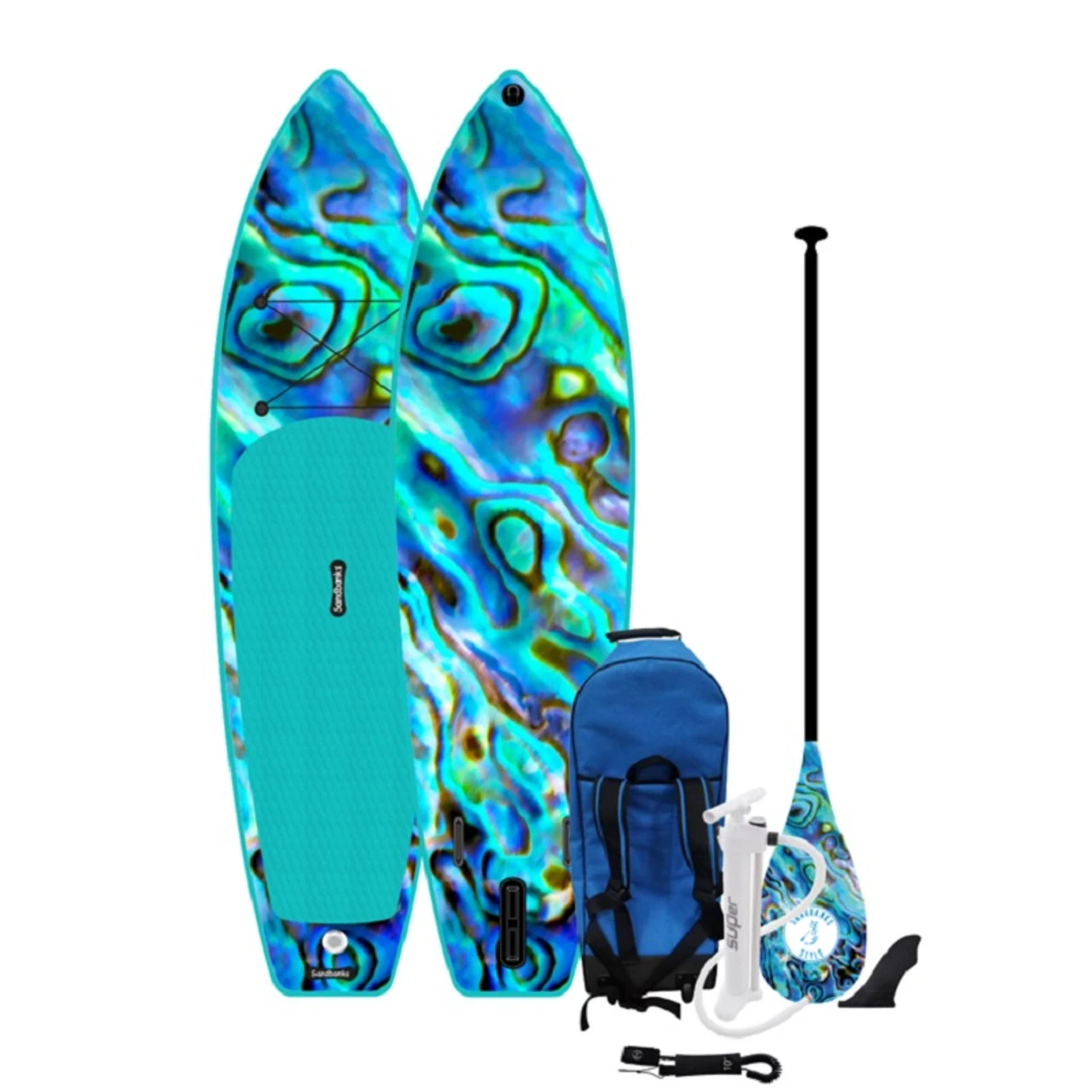 Sandbanks Ultimate Art Paddle Board Package - Paua 3 Sandbanks Ultimate Art Paddle Board Package - Paua