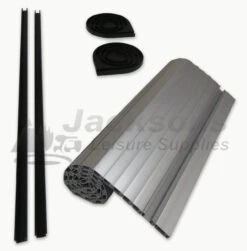 Campervan And Motorhome Silver Tambour Roller Door -Outdoor Products Series Silver Complete 2 Logo 65213.1466596463
