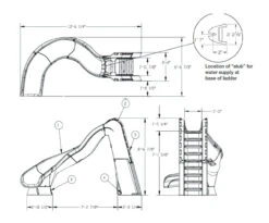 SR Smith Turbo Twister Swimming Pool Slide 12 SR Smith Turbo Twister Swimming Pool Slide -Outdoor Products Series Sr smith turbo twister layout 92621.1550000680
