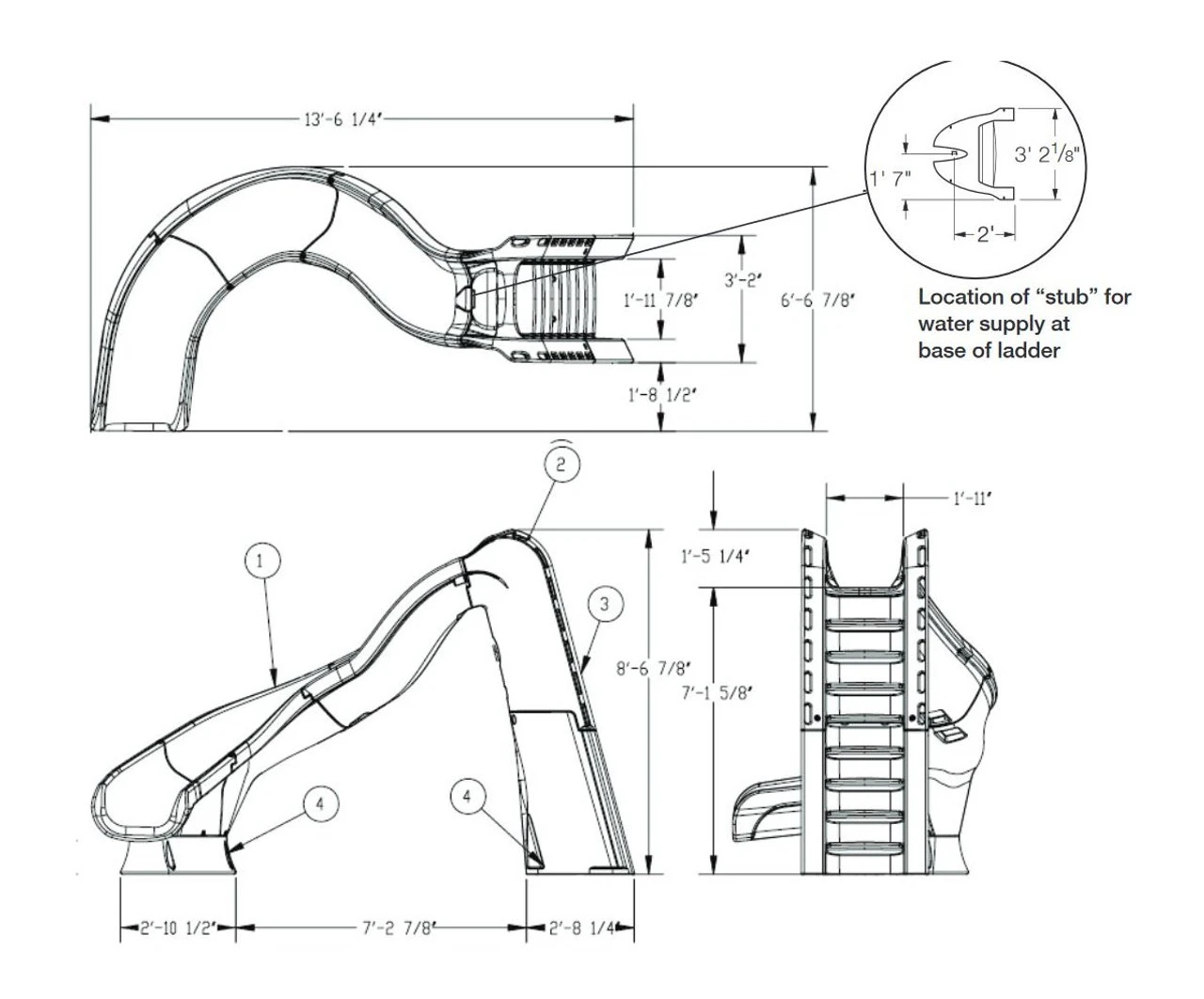 SR Smith Turbo Twister Swimming Pool Slide 7 SR Smith Turbo Twister Swimming Pool Slide - Image 5