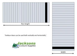 Campervan And Motorhome Silver Tambour Roller Door -Outdoor Products Series Tambour Diagram 69229.1582035868
