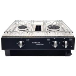 Tasman 4500 2 Burner Hotplate Boat And Caravan Hob And Grill -Outdoor Products Series Tasman TP4500 BK 3 41635.1675337766