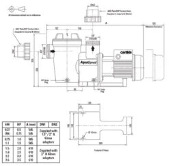 Certikin AquaSpeed Swimming Pool Pump 10 Certikin AquaSpeed Swimming Pool Pump -Outdoor Products Series aqua diagram 58225.1372173003