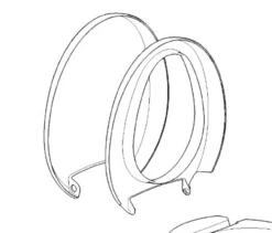 Thetford Spare - Replacement Seat For C220 Cassette Toilet