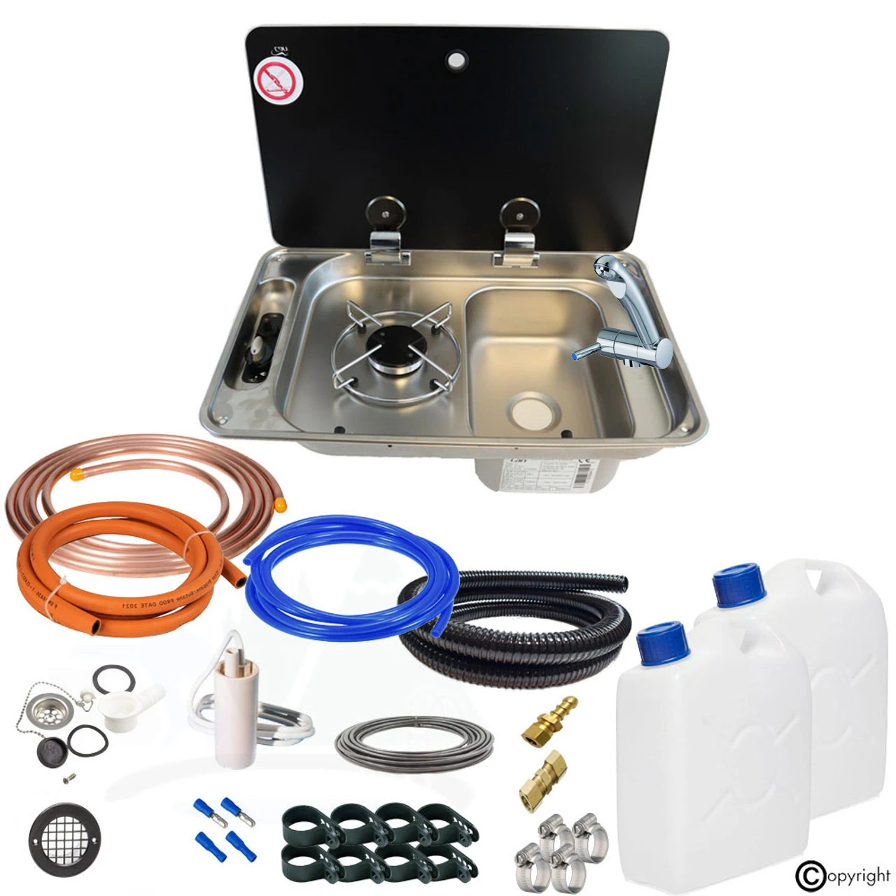 CAN FL1323 FL1324 Hob And Sink Camper Van Conversion Universal Kit 3 CAN FL1323 FL1324 Hob And Sink Camper Van Conversion Universal Kit