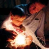 Fibre Optic LED Supersafe Sensory Lighting Kit -Outdoor Products Series child wrapped in fibre 15102.1414062025