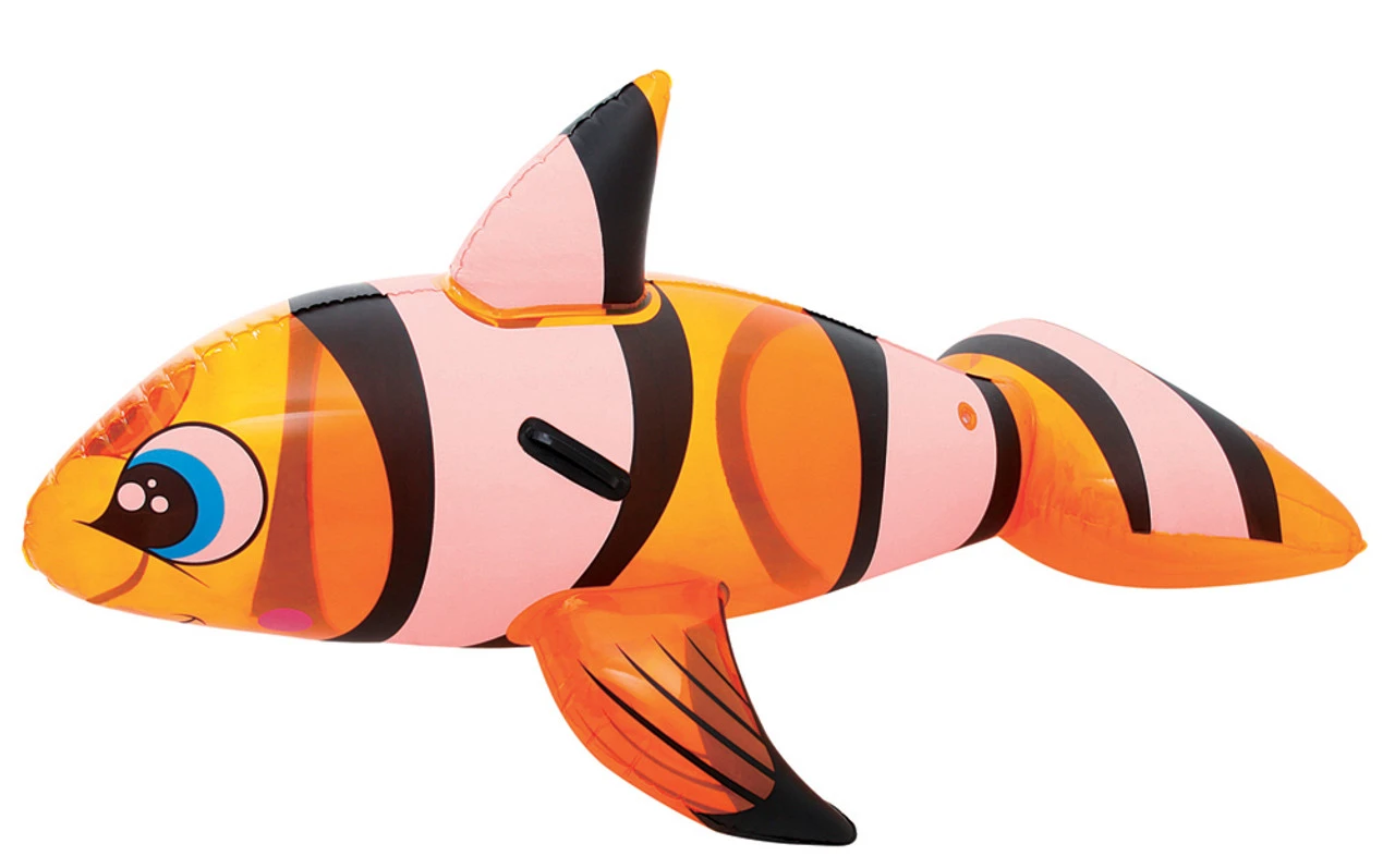 Bestway Children's Clown Fish Swimming Pool Ride On Toy 4 Bestway Children's Clown Fish Swimming Pool Ride On Toy - Image 2