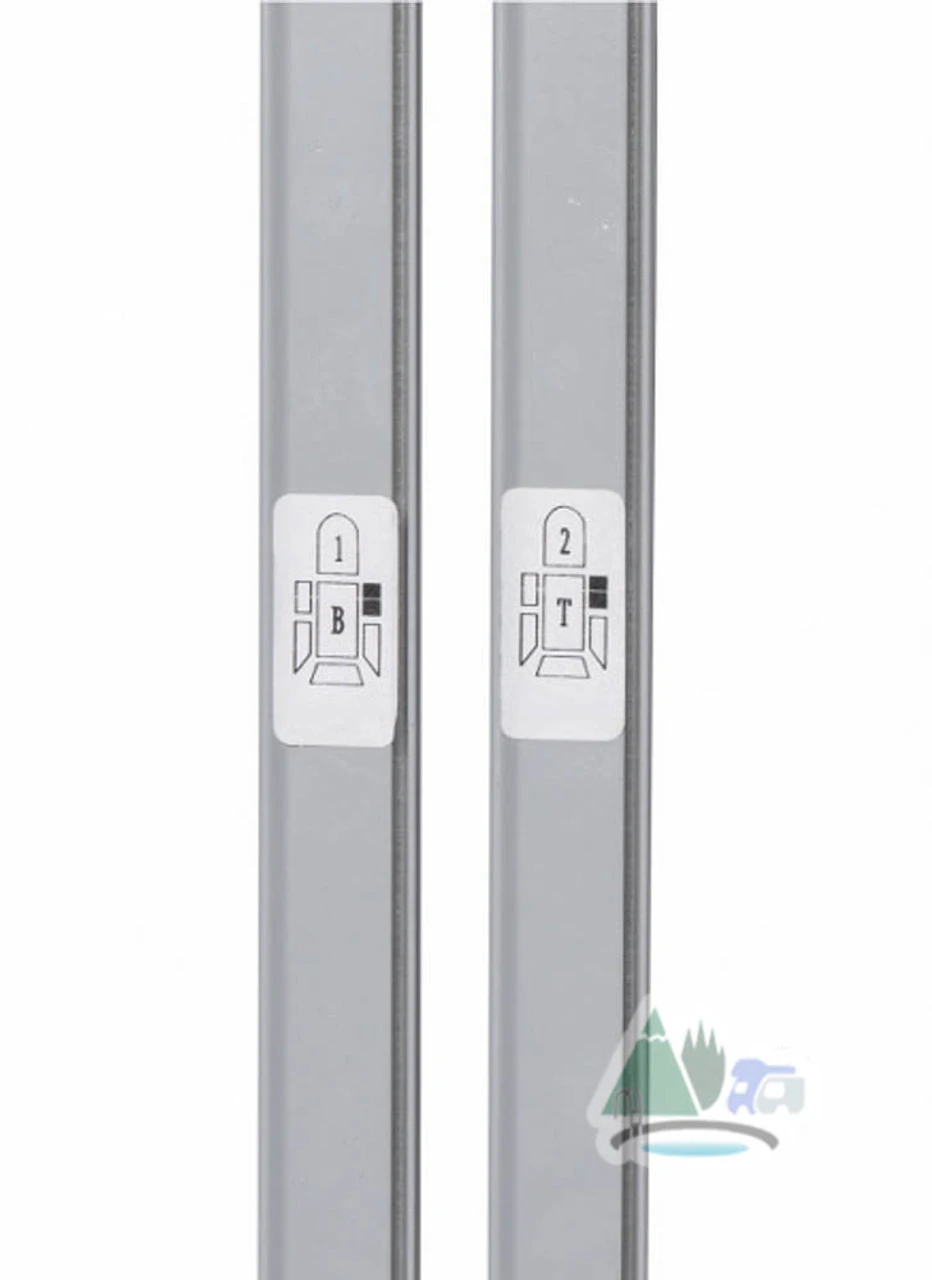 Adventurer Ford Transit Custom Campervan Blackout Curtains Kit - Black/Grey 12 Adventurer Ford Transit Custom Campervan Blackout Curtains Kit - Black/Grey - Image 10