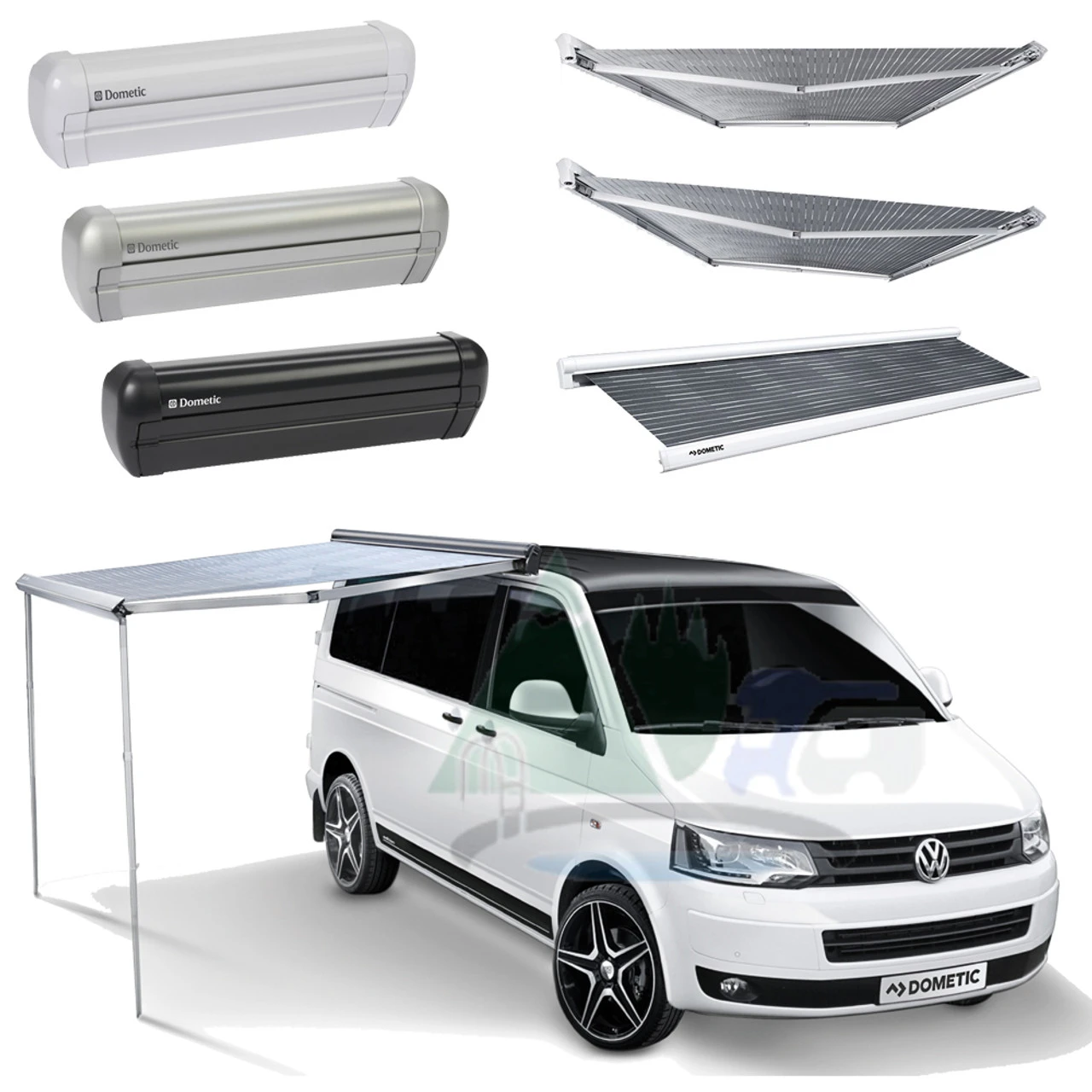 Dometic PerfectWall PW1500 2.6m VW T5 T6 Canopy Awning Kit 3 Dometic PerfectWall PW1500 2.6m VW T5 T6 Canopy Awning Kit
