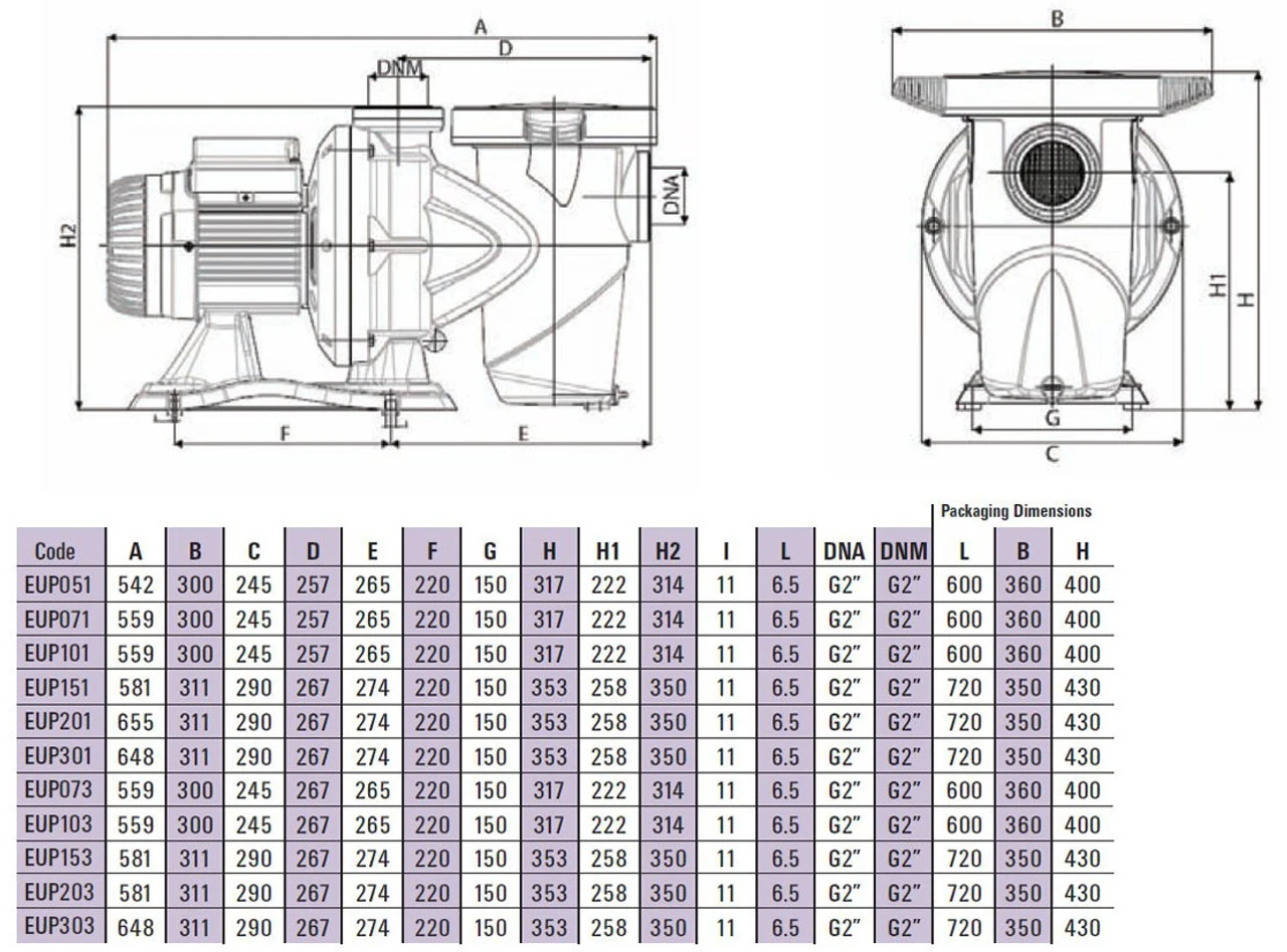 Certikin Euroswim Swimming Pool Pump (Powered By DAB) 4 Certikin Euroswim Swimming Pool Pump (Powered By DAB) - Image 2