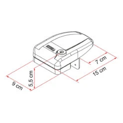 Fiamma Safe Door Security Lock - Caravan And Motorhome -Outdoor Products Series fiamma safe door dimensions 79820.1630409432