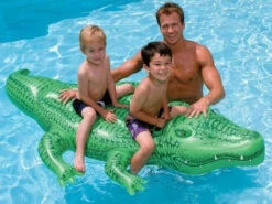 Intex Children's Inflatable Ride On Swimming Pool Gator Toy 5 Intex Children's Inflatable Ride On Swimming Pool Gator Toy -Outdoor Products Series gator giant 82957.1403693709