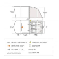 Vango Harris Air 350 Family Camping Tent 11 Vango Harris Air 350 Family Camping Tent -Outdoor Products Series harris air 350 dimensions 14354.1669197142