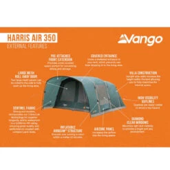 Vango Harris Air 350 Family Camping Tent 15 Vango Harris Air 350 Family Camping Tent -Outdoor Products Series harris air 350 feature 1 65809.1669197286