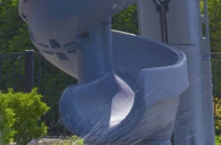 SR Smith Helix 2 Swimming Pool Slide 360 Degree Flume -Outdoor Products Series helix 2 pool slide end 41070.1549804167