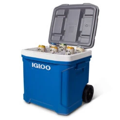 Igloo Latitude 60 Quantum Roller Mobile Ice Chest Cool Box 14 Igloo Latitude 60 Quantum Roller Mobile Ice Chest Cool Box -Outdoor Products Series igloo latitude quantum 60 roller wheeled cool box 34664 04 64347.1638869137