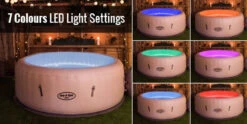 Bestway Lay Z Spa Paris Inflatable Hot Tub 15 Bestway Lay Z Spa Paris Inflatable Hot Tub -Outdoor Products Series lay z spa paris product lighta 06699.1484233049