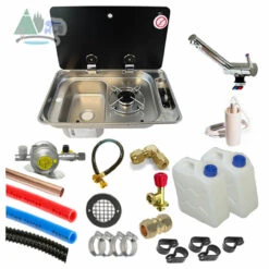CAN Combi Sink And Hob Single Burner Campervan Conversion Kit 1 - FL1323 FL1324