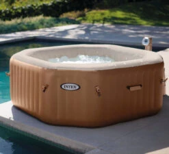 Intex Octagonal Spa Inflatable Jacuzzi Style Portable Hot Tub