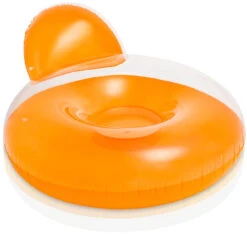 Intex Pillow Back Swimming Pool Chair Lounger 12 Intex Pillow Back Swimming Pool Chair Lounger -Outdoor Products Series orange pillow back 54118.1426164174