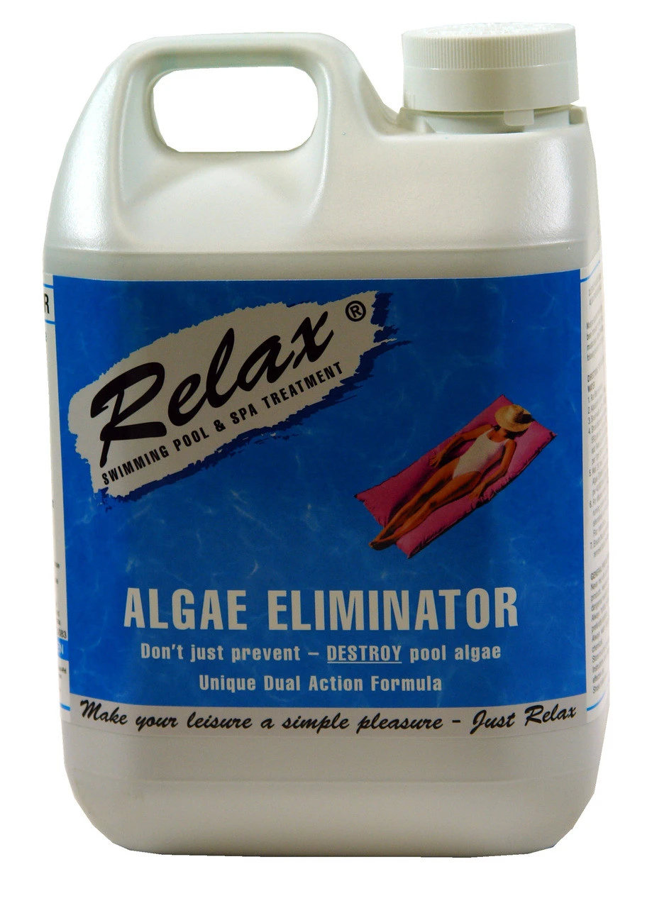 Relax 2 Litre Swimming Pool Algae Eliminator 3 Relax 2 Litre Swimming Pool Algae Eliminator