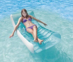 Intex Rockin' Lounge Inflatable Luxury Pool Recliner Lilo