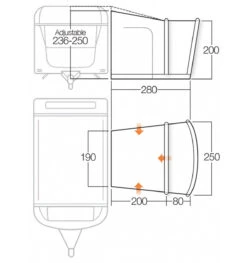 Vango Sonoma II 350cm Air Caravan Motorhome Awning 15 Vango Sonoma II 350cm Air Caravan Motorhome Awning -Outdoor Products Series sonoma ii 250 floorplan 42486.1530026866