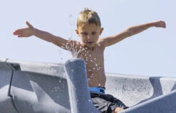 SR Smith Helix 2 Swimming Pool Slide 360 Degree Flume -Outdoor Products Series sr smith helix 2 lift off 04101.1549804072